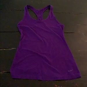 Purple Nike Workout Tank Top